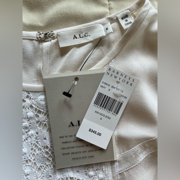 A.L.C White Sleeveless Lace Top. Size 6. NWT🌴 - Picture 11 of 13